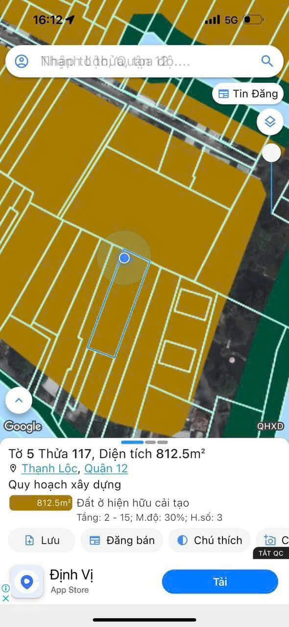 hình ảnh pháp lý Đất khu nhà phố cao cấp Thạnh Lộc 43, Phường Thạnh Lộc, Quận 12 1