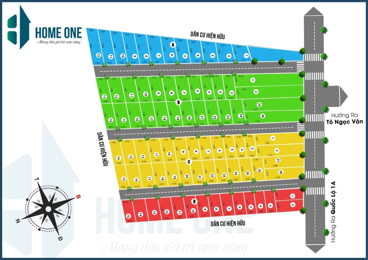 hình ảnh tổng quan dự án Home One