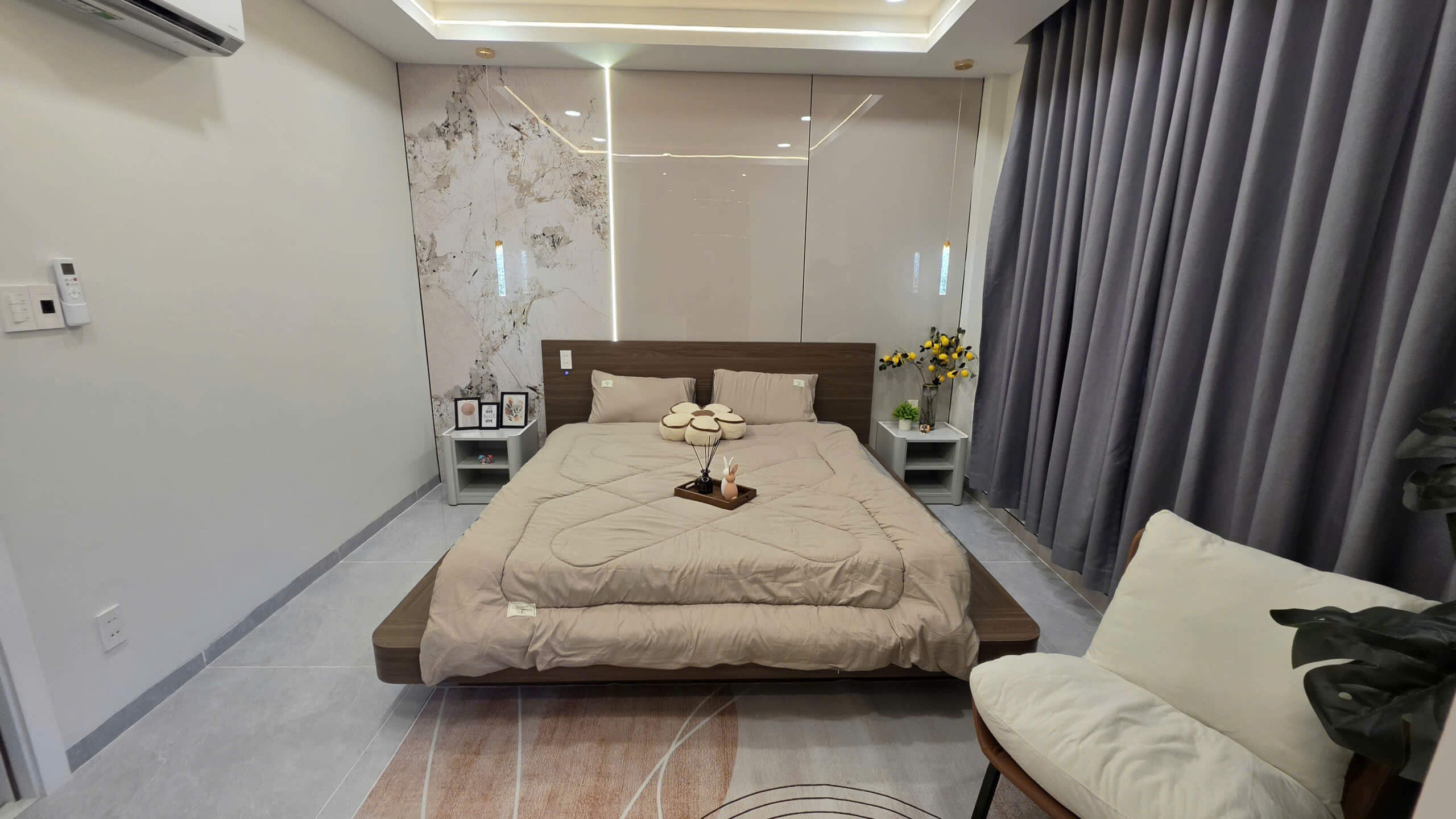 hình ảnh thực tế 2 căn nhà phố cao cấp liền kề ngang 7.5m thiết kế mới – Thạnh Lộc 29, An Phú Đông 9