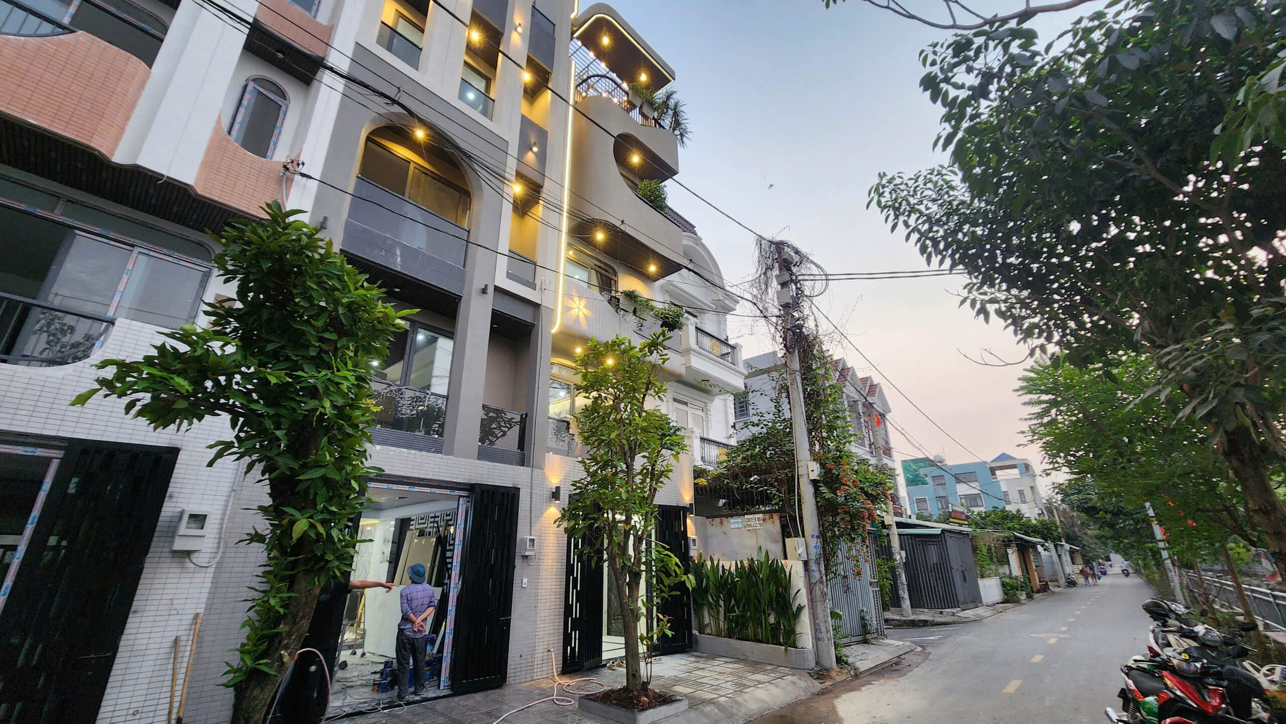 hình ảnh thực tế 3 căn nhà phố luxury – mặt tiền kênh Thạnh Lộc 37, Phường An Phú Đông, Quận 12 2