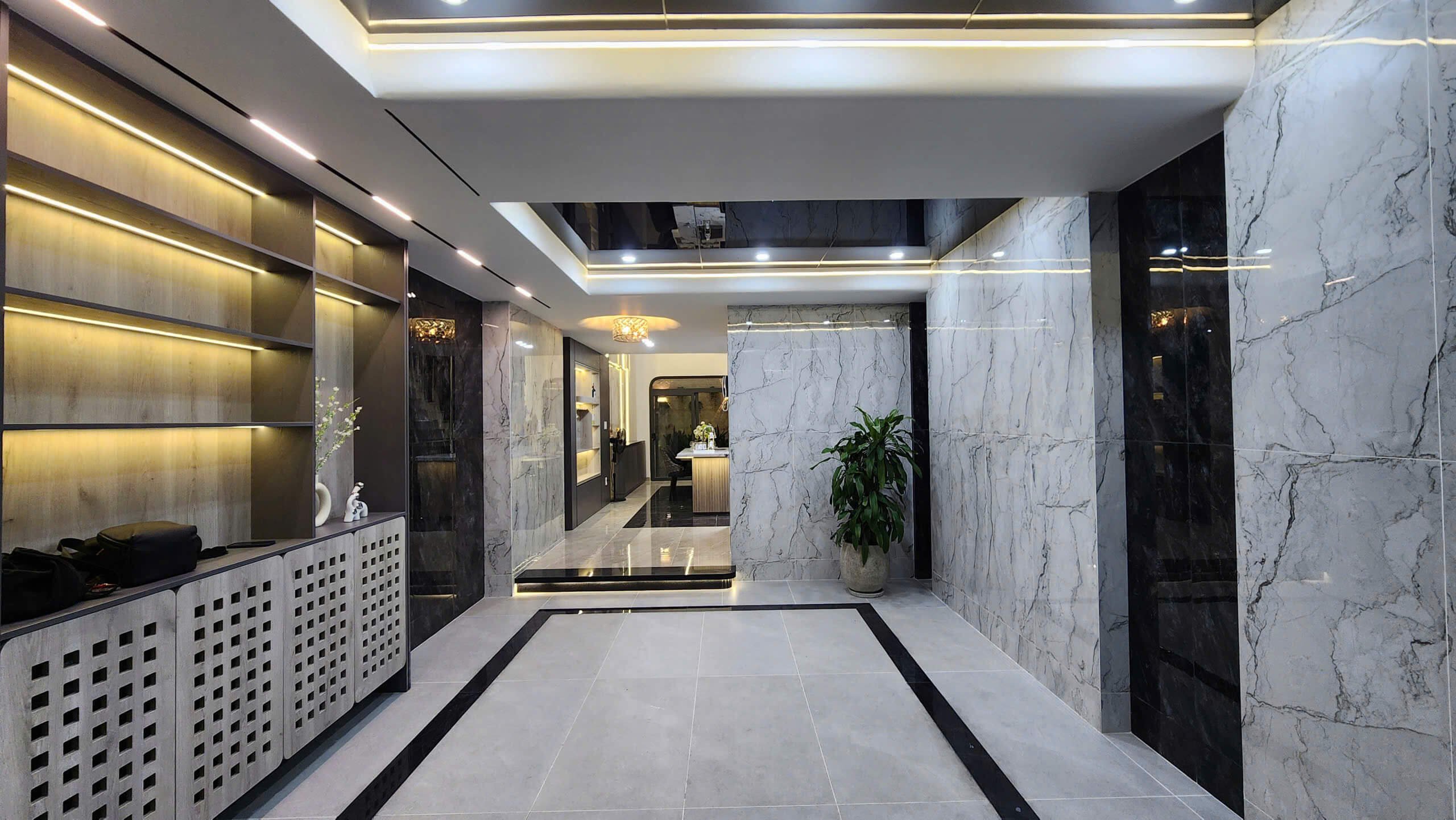 hình ảnh thực tế 3 căn nhà phố luxury – mặt tiền kênh Thạnh Lộc 37, Phường An Phú Đông, Quận 12 4