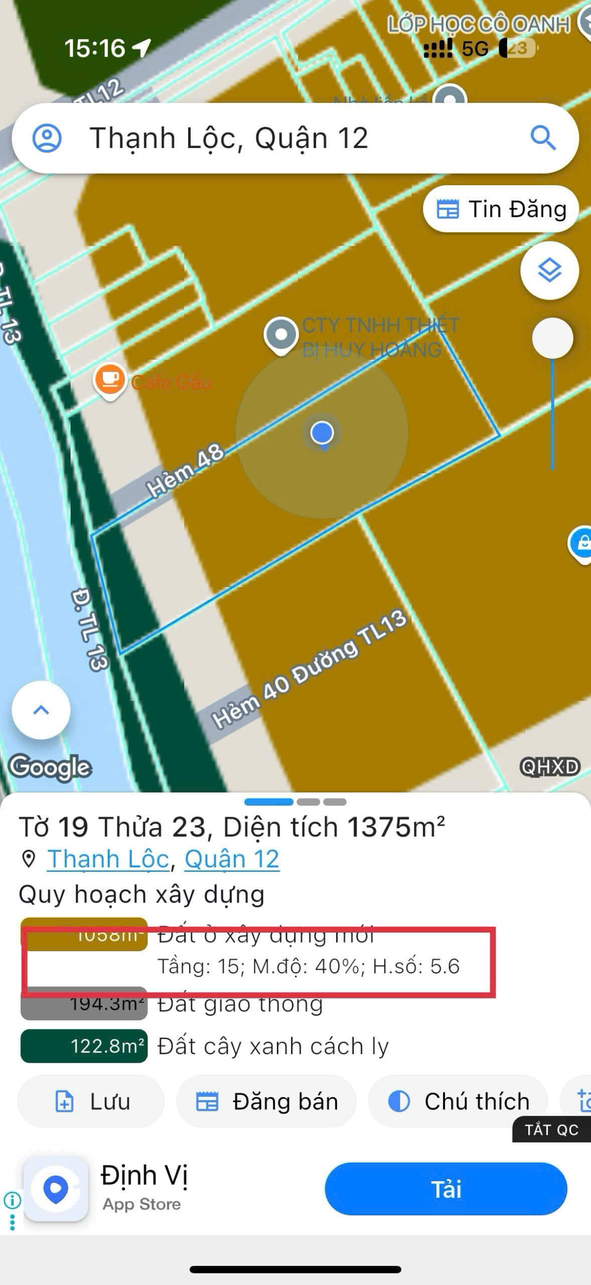 hình ảnh thực tế Đất đẹp Thạnh Lộc 13, Phường Thạnh Lộc, Quận 12 4