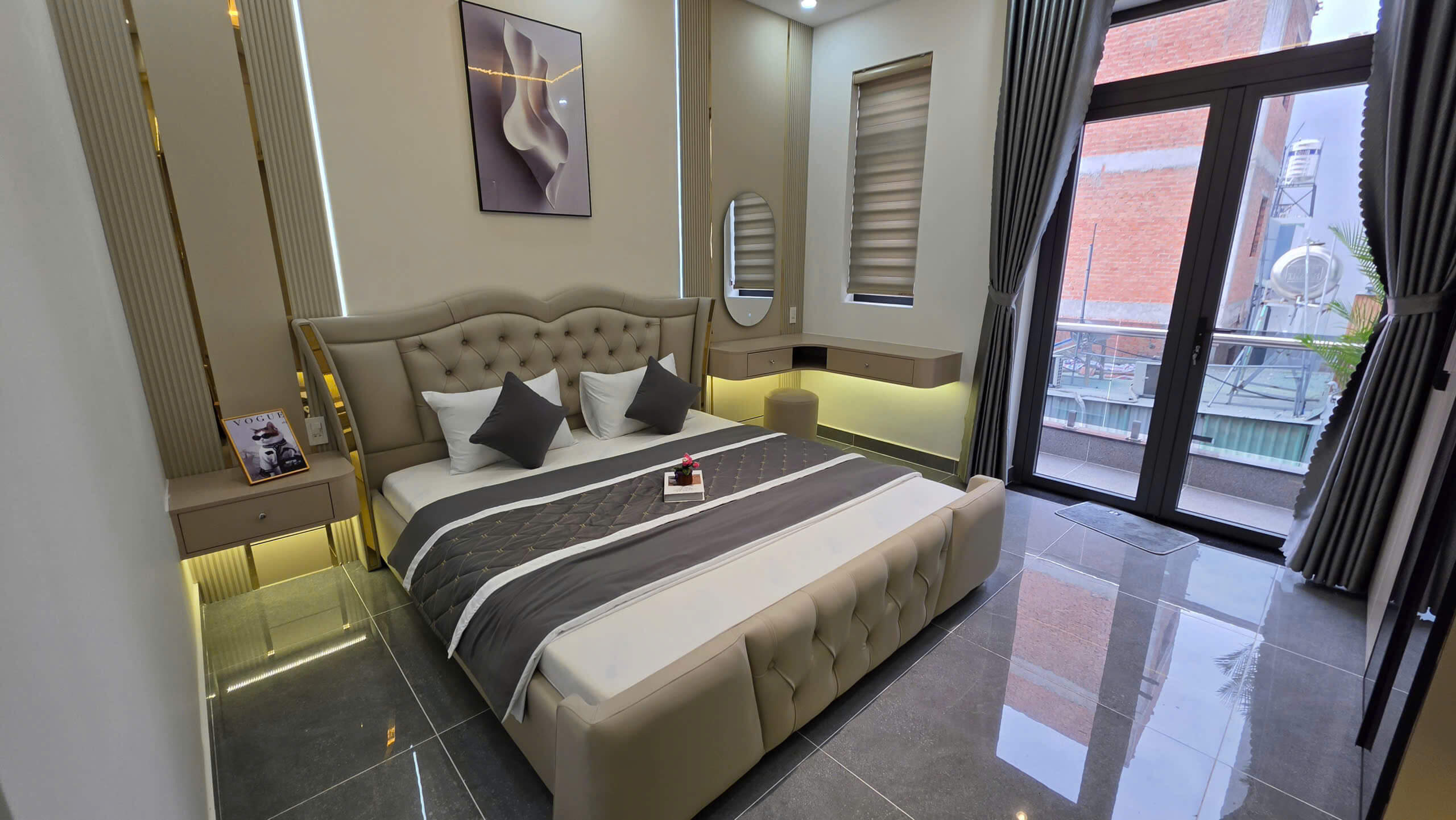 hình ảnh thực tế Nhà đẹp cao cấp 4 tầng full nội thất luxury – Cầu Ba Phụ, Phường Thới An 6
