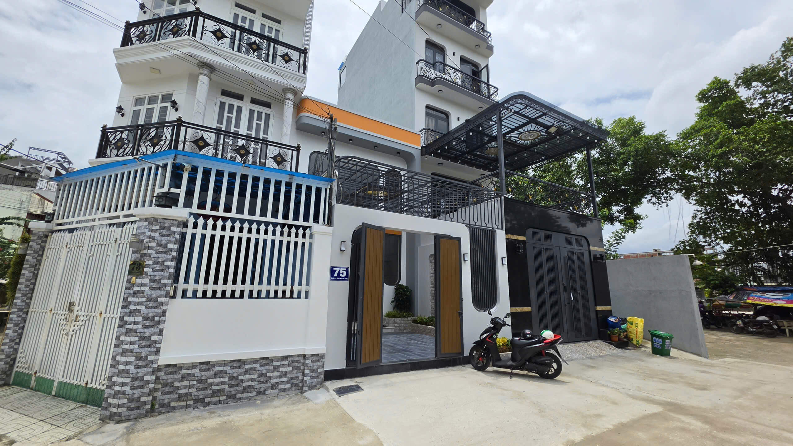 hình ảnh tổng quan Nhà đẹp xây mới mặt tiền Thạnh Lộc 22 – Phường An Phú Đông