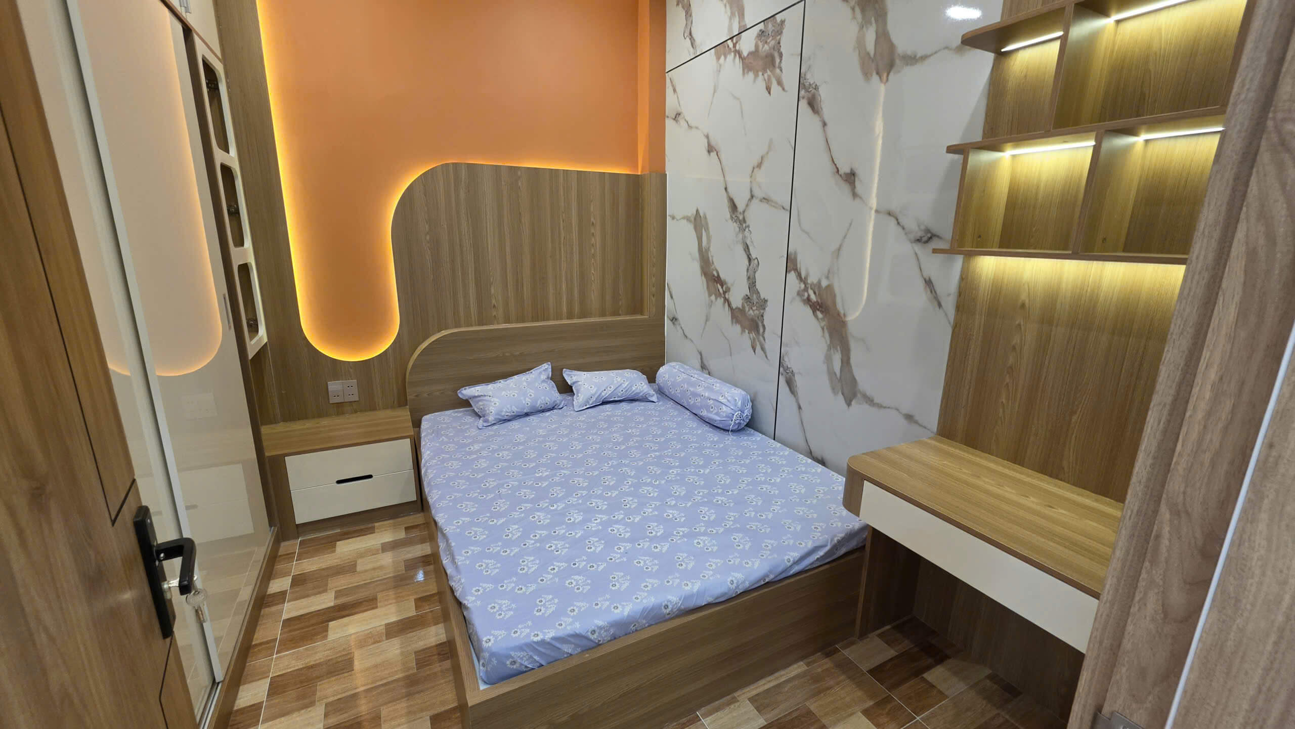 hình ảnh thực tế Nhà đẹp xây mới mặt tiền Thạnh Lộc 22 – Phường An Phú Đông 6