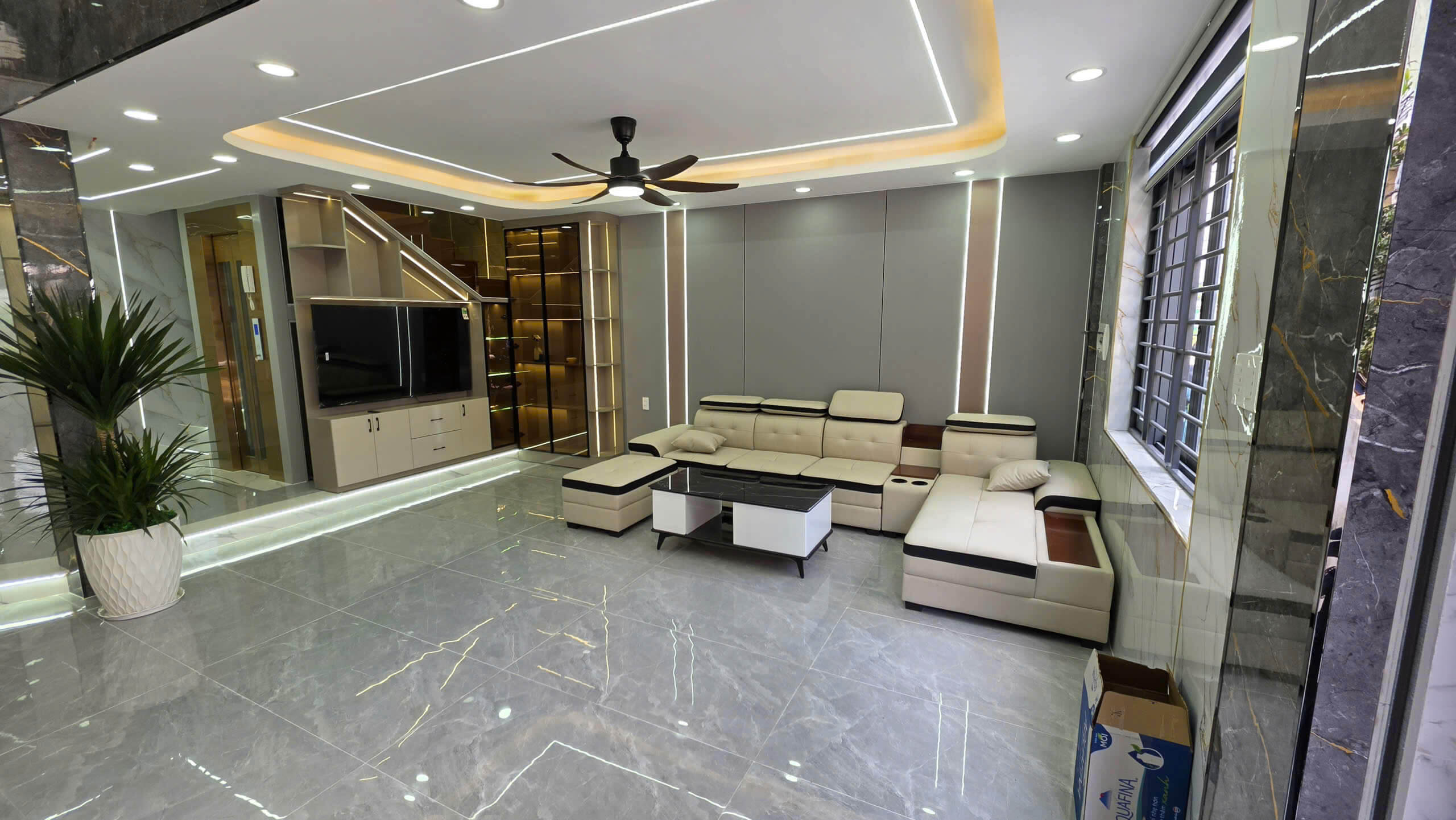 hình ảnh thực tế Nhà phố cao cấp ngang 7m KDC Công viên Thạnh Lộc 37, Phường An Phú Đông, Quận 12 5